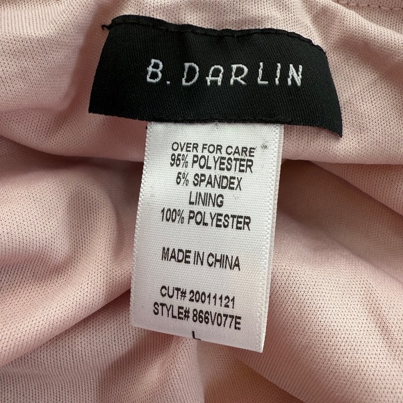 B. Darlin Sequin Dress Party, Club, Cocktail Event Large Lined Strappy Open Back - Picture 3 of 13